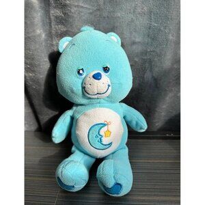 Care Bears Bedtime Bear 2005 Plush Stuffed Animal Sleepy Moon & Star 10” READ